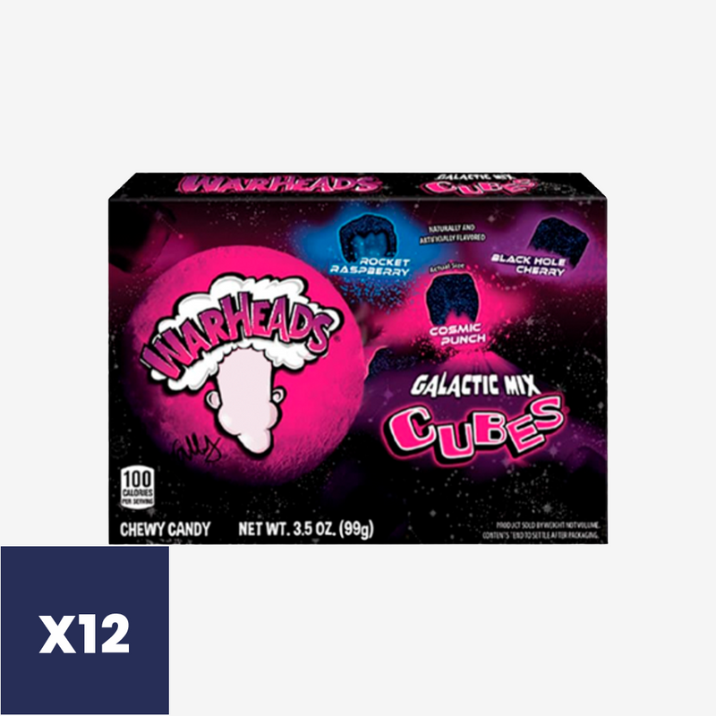 Masticables Galactic Cubes Warheads 12 x 99 g