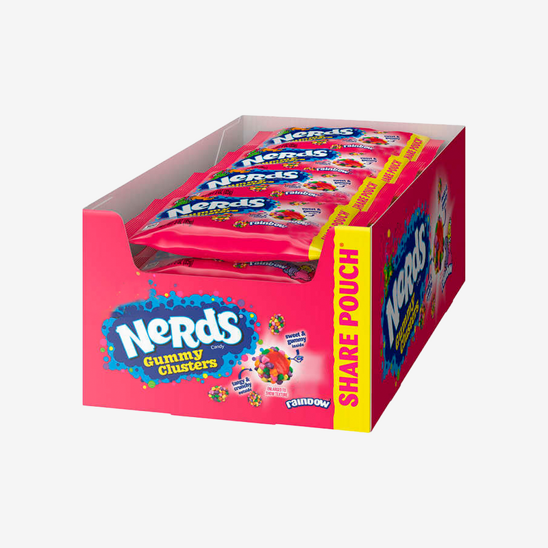 Caramelos Gummy Clusters Rainbow Nerds 12 un x 85 g