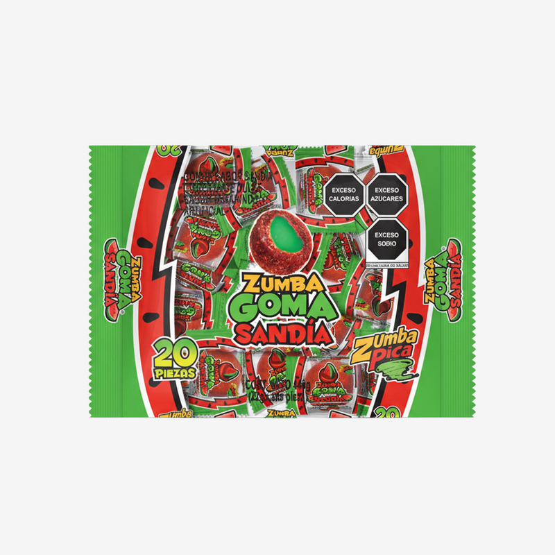 Gomitas Sandía Tamarindo Zumba Pica 20 un x 22 g