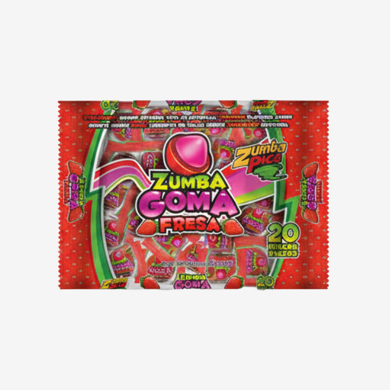 Gomitas Frutilla Goma Zumba 20 x 22 g