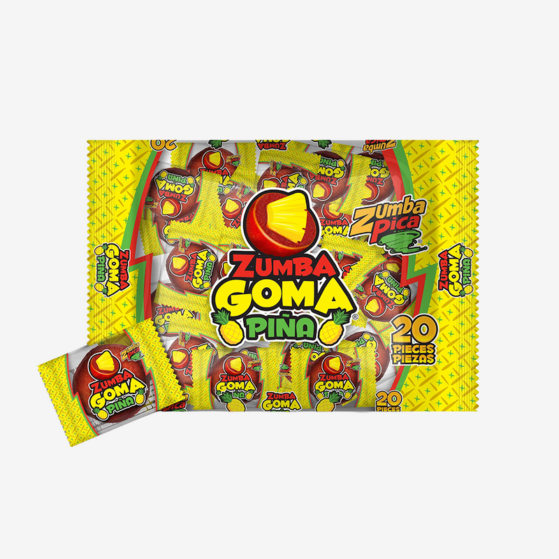 Gomitas Piña Goma Zumba 20 x 22 g
