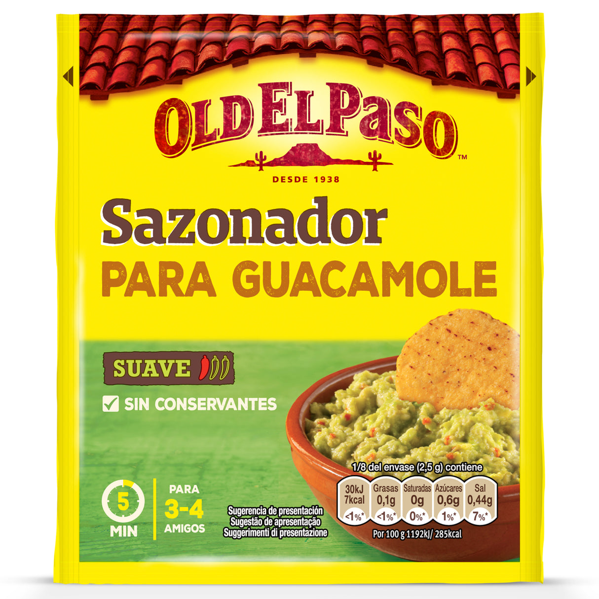 Sazonador Guacamole Old El Paso 20 g