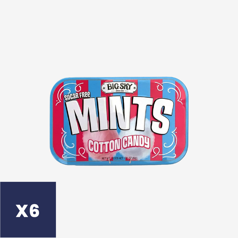 Mentas Cotton Candy Big Sky 6 x 50 g
