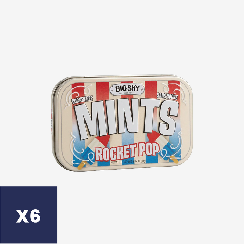 Mentas Rocket Pop Big Sky 6 x 30 g