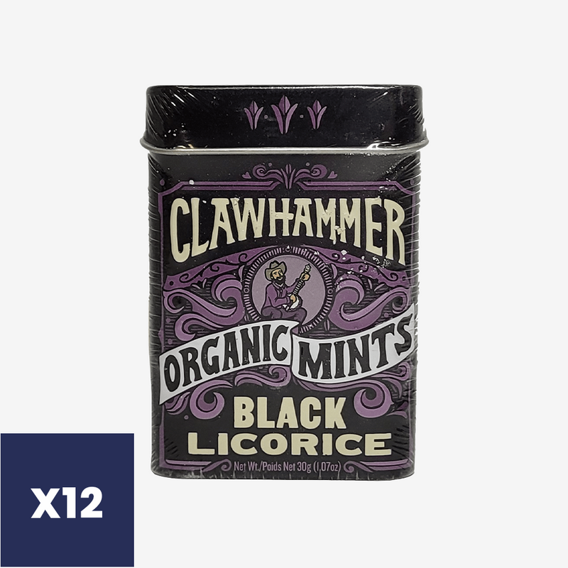 Mentas Black Licorice Clawhammer 12 x 30 g