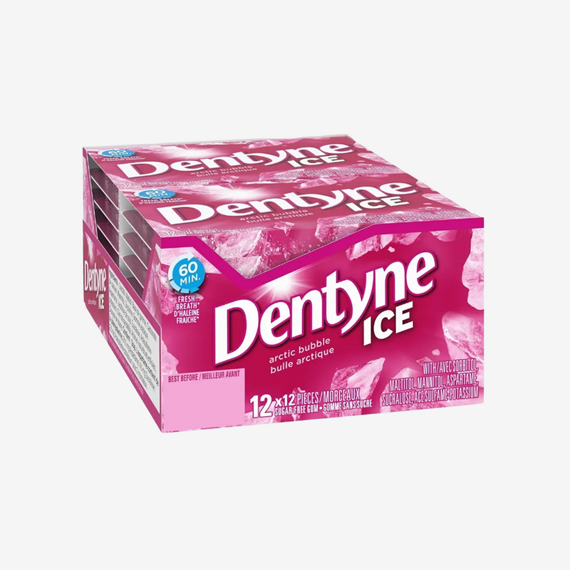 Chicles Ice sin Azúcar Arctic Dentyne 12 pack x 12 un