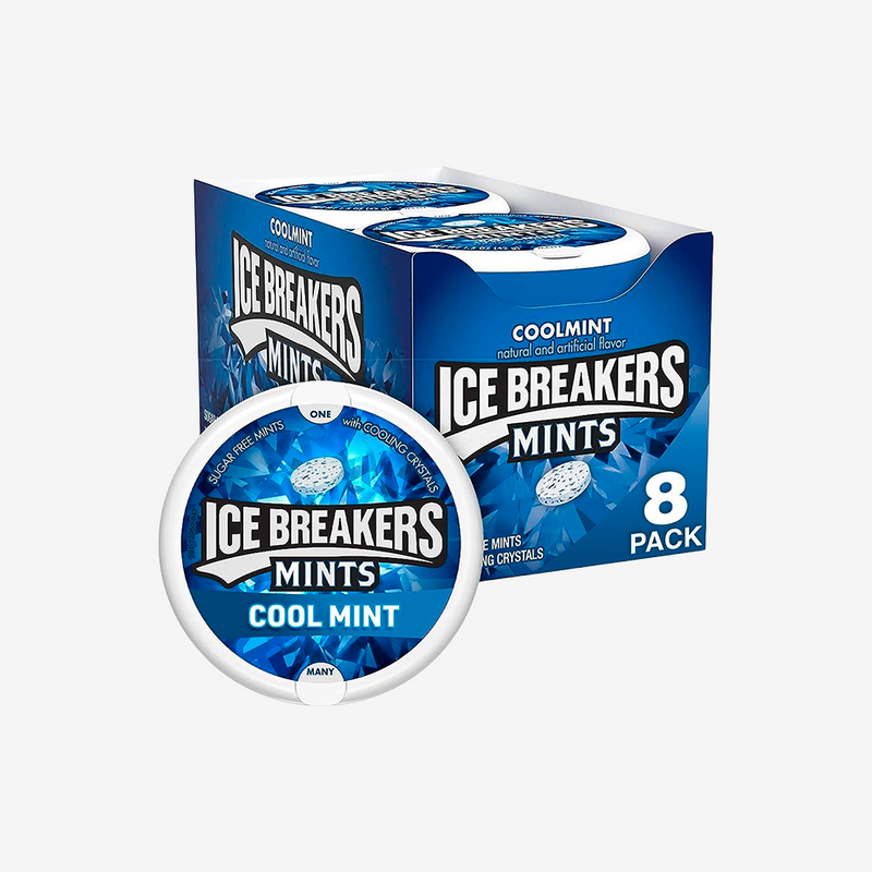 Caramelos Ácidos sin Azúcar Menta Ice Breakers 8 un x 42 g