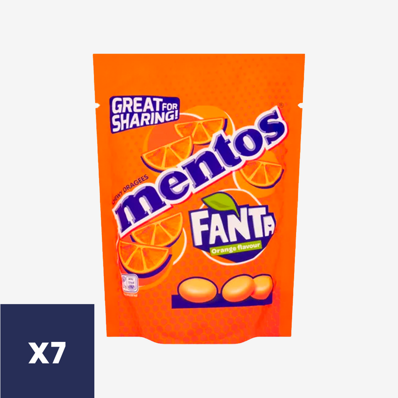 Masticables Fanta Mentos 7 x 140 g