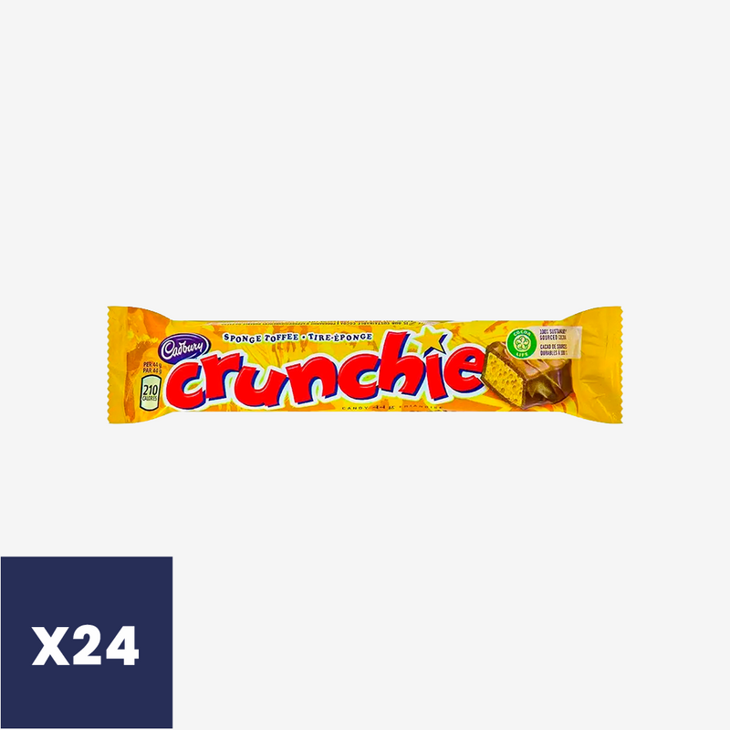 Barra de Chocolate Crunchie Cadbury 24 un x 44 g