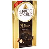 Barra Chocolate 70% Cacao Ferrero Rocher 90 g