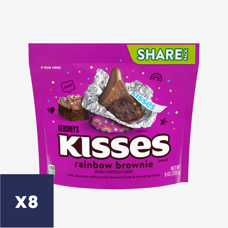 Chocolates Kisses Rainbow Brownie Hershey's 8 x 255 g
