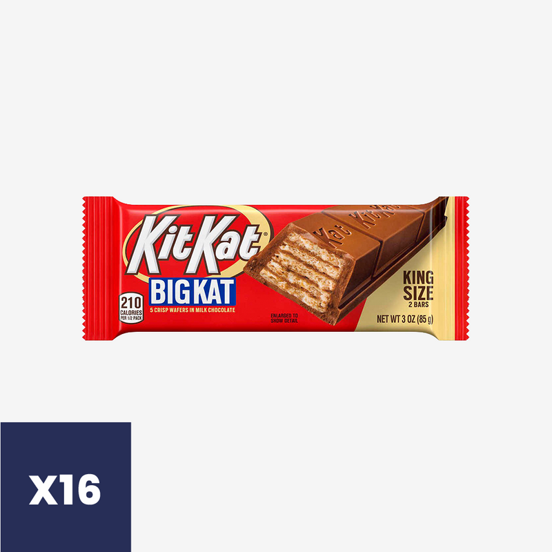 Chocolate Big Kat King Size Kit Kat 16 un x 86 g