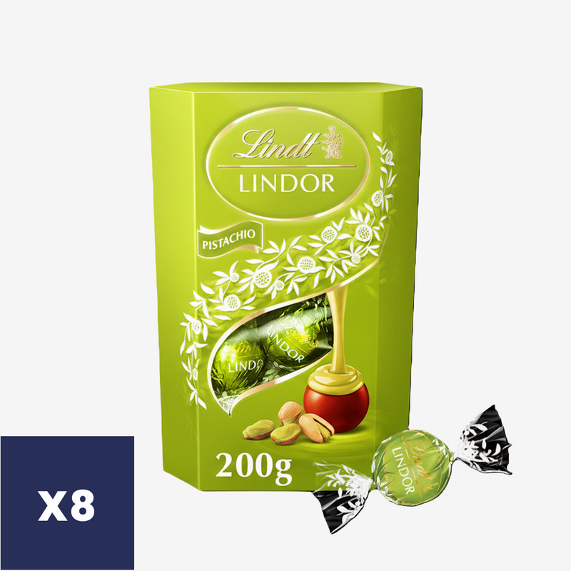Chocolate Trufas Pistacho Lindt 8 x 200 g