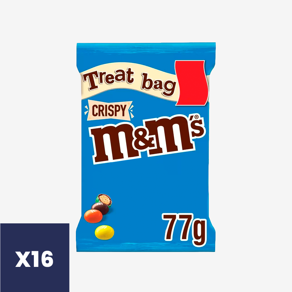 Chocolate Treat Bag Crispy M&M's 16 x 77 g