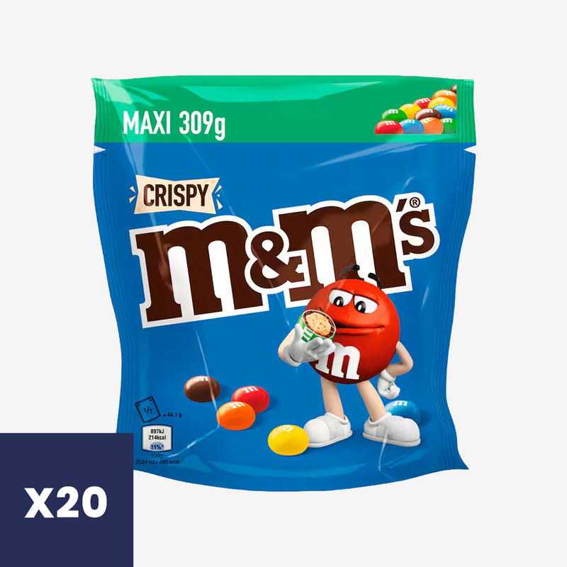 Chocolate Crispy M&M's 20 x 309 g
