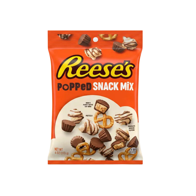Chocolates Popped Snack Mix Reese's 113 g