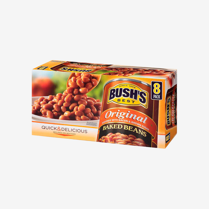 Porotos Horneados Bush's 8 un x 468 g