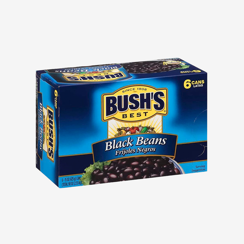 Porotos Negros Bush's 6 un x 425 g
