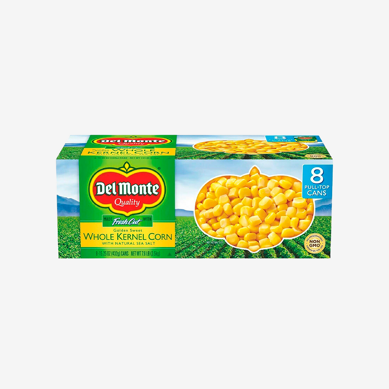 Choclo en Grano Entero Del Monte 8 un x 432 g