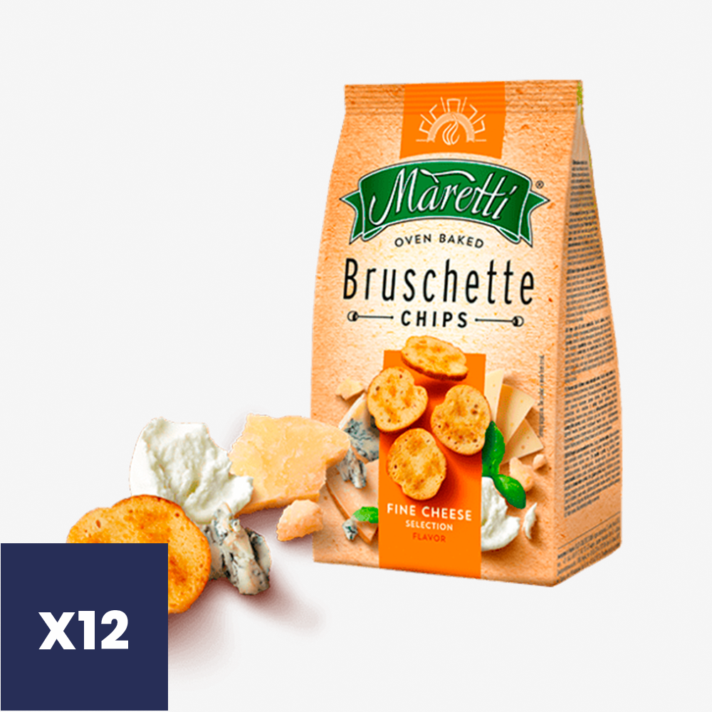 Tostadas Quesos Finos Bruschette Maretti Bakery 12 x 140 g