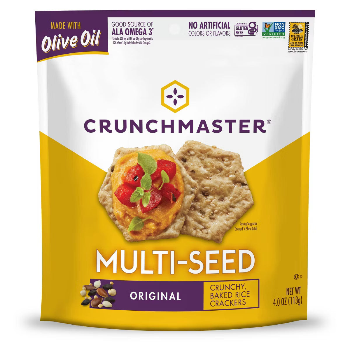 Galletas original Crunchmaster 113 g