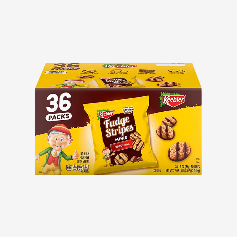 Galletas Mini Fudge Stripes Mini Keebler 36 un x 57 g