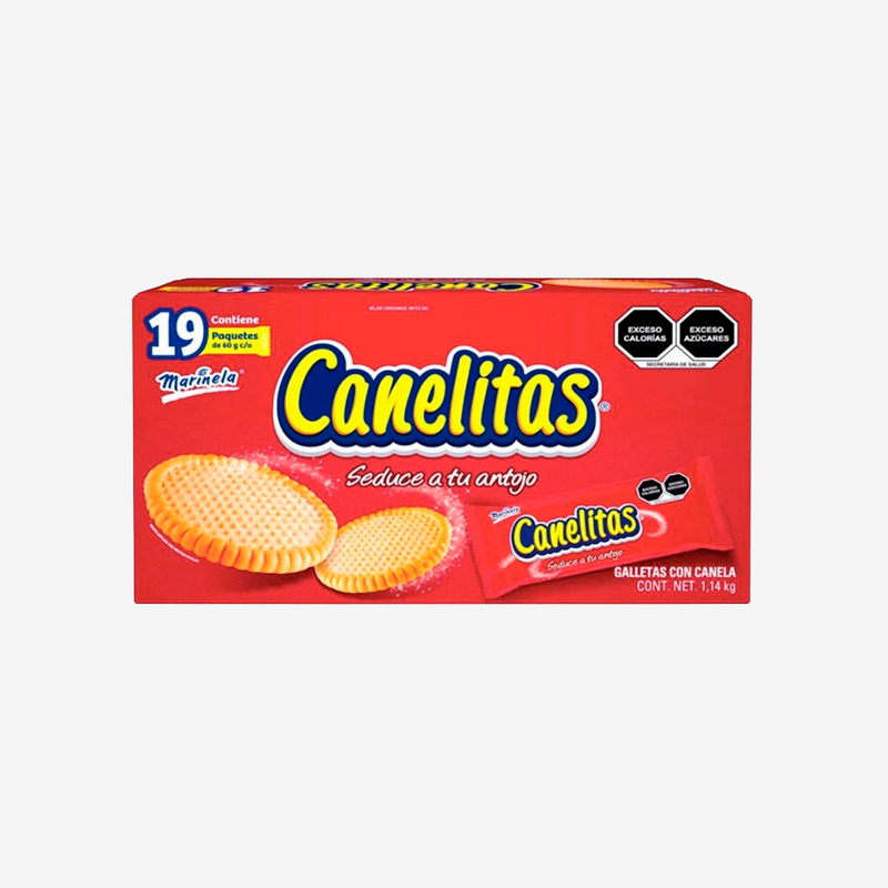 Galletas Canelitas Marinela 19 un x 60 g