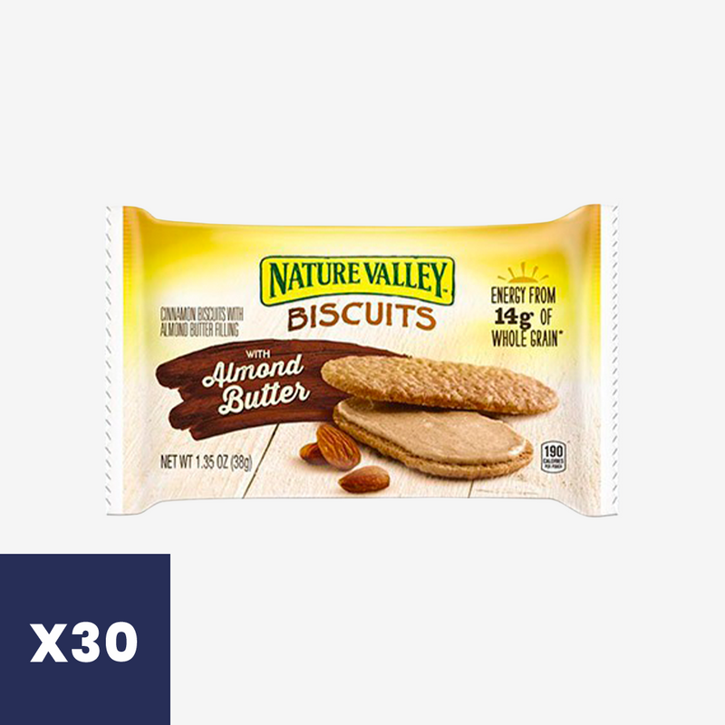 Galletas Mantequilla de Almendra Nature Valley 30 un x 38 g