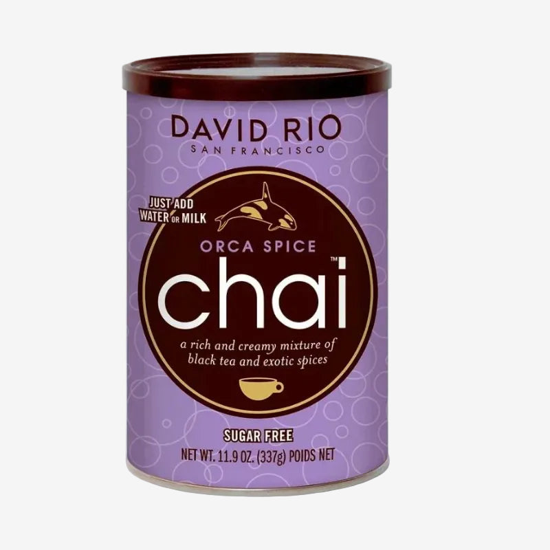 Té Chai Instantáneo Orca Spice sin Azúcar David Rio 398 g