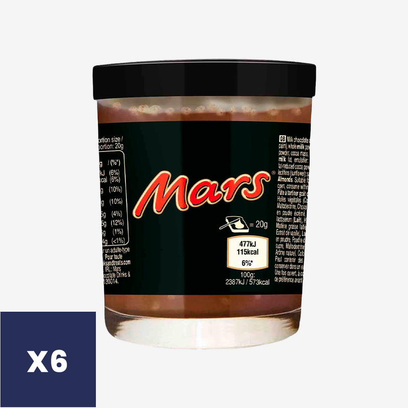 Crema Chocolate Untable Mars 6 x 200 g