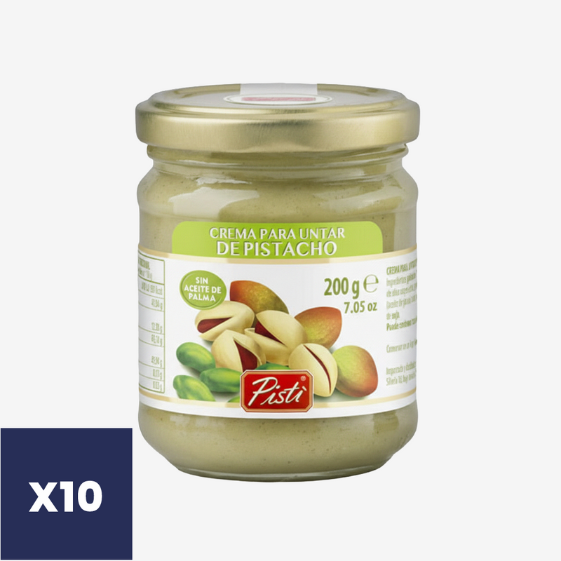 Mantequilla de Pistacho Pisti Vaso Premium 10 x 200 g