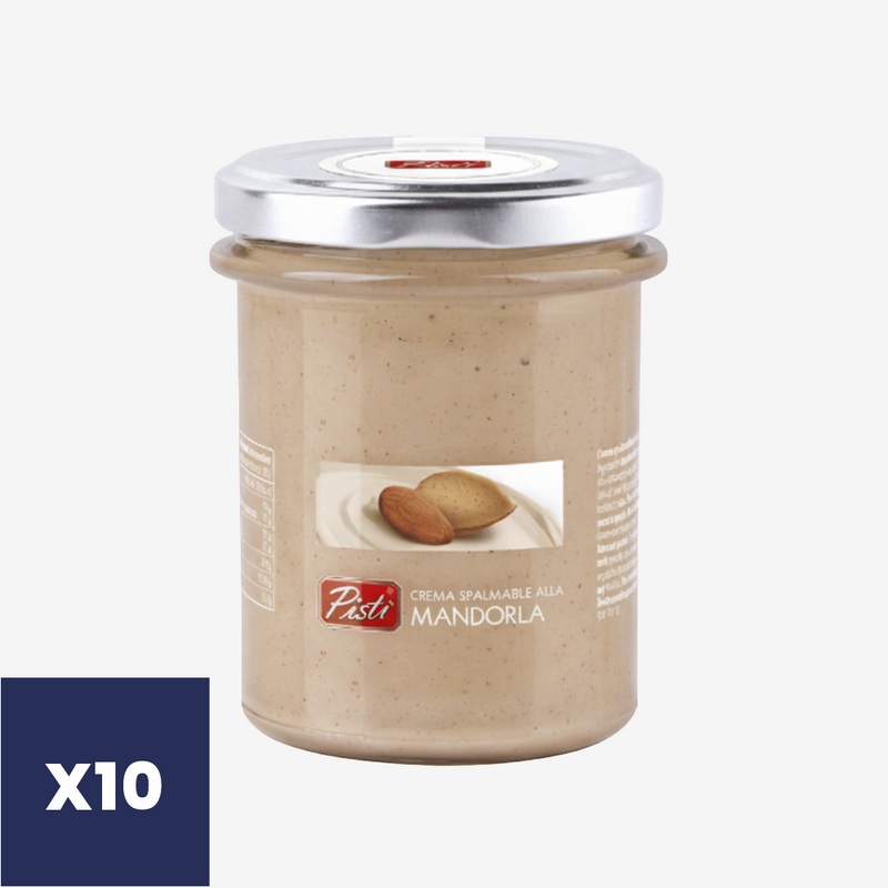 Mantequilla de Almendras Pisti Vaso Premium 10 x 200 g