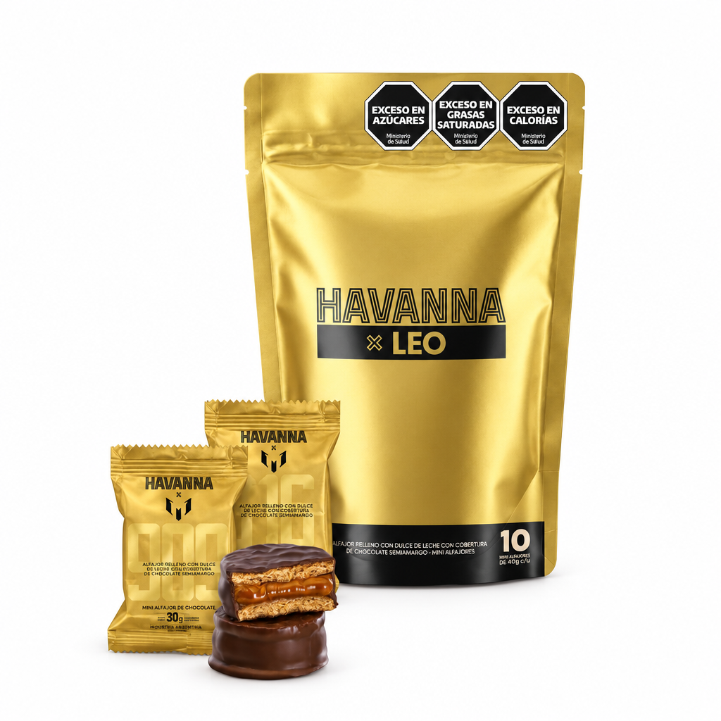 Alfajores Mini Chocolate x Leo Messi Havanna 300 g