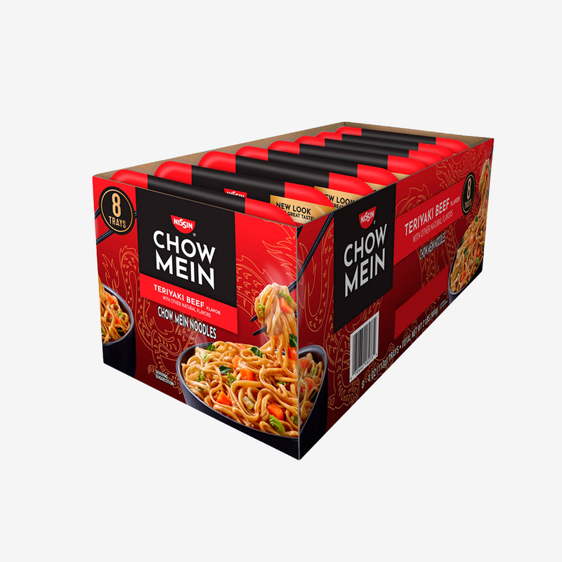 Fideos Chown Mein Teriyaki Sabor Carne Nissin 8 x 113 g
