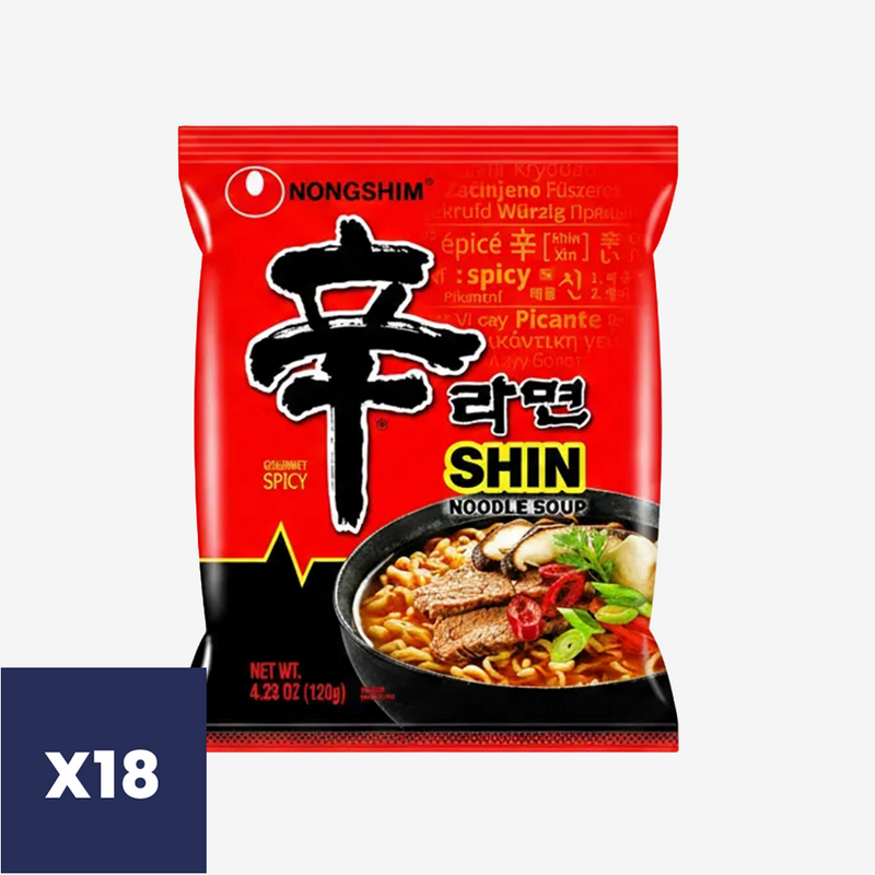 Sopa Fideos Shin Ramyun Nongshim 18 un x 120 g
