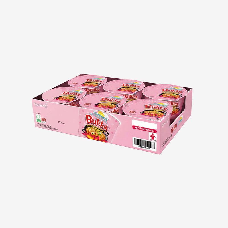 Sopas Carbonara Pollo Picante Buldak Samyang 6 un x 105 g