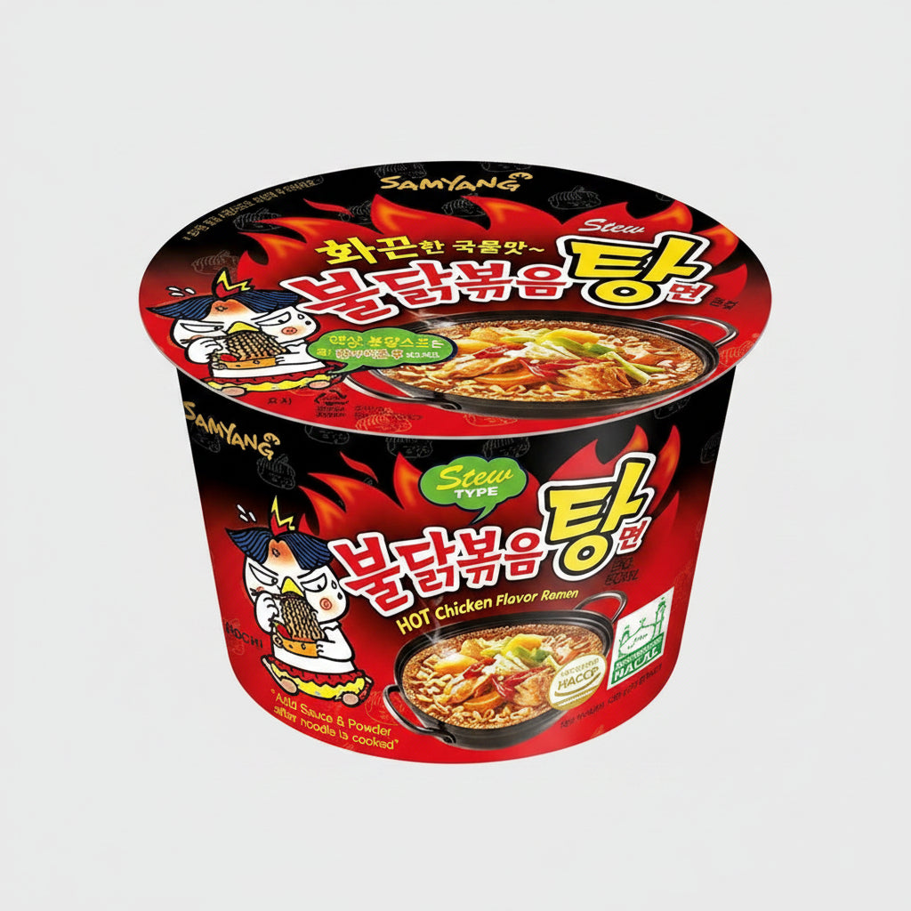 Sopa Ramen Estofado Pollo Picante Pocillo Buldak Samyang 120 g