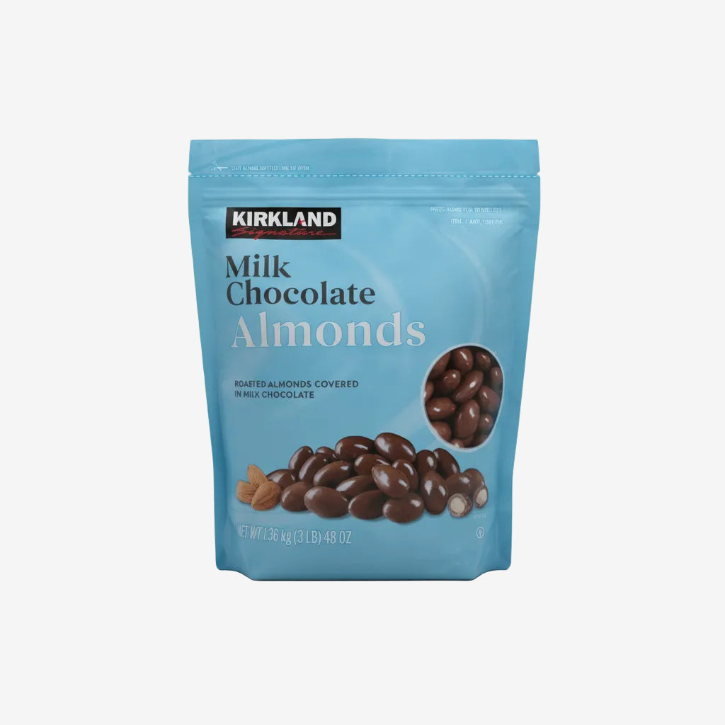 Almendras Bañadas en Chocolate Kirkland 1.36 Kg