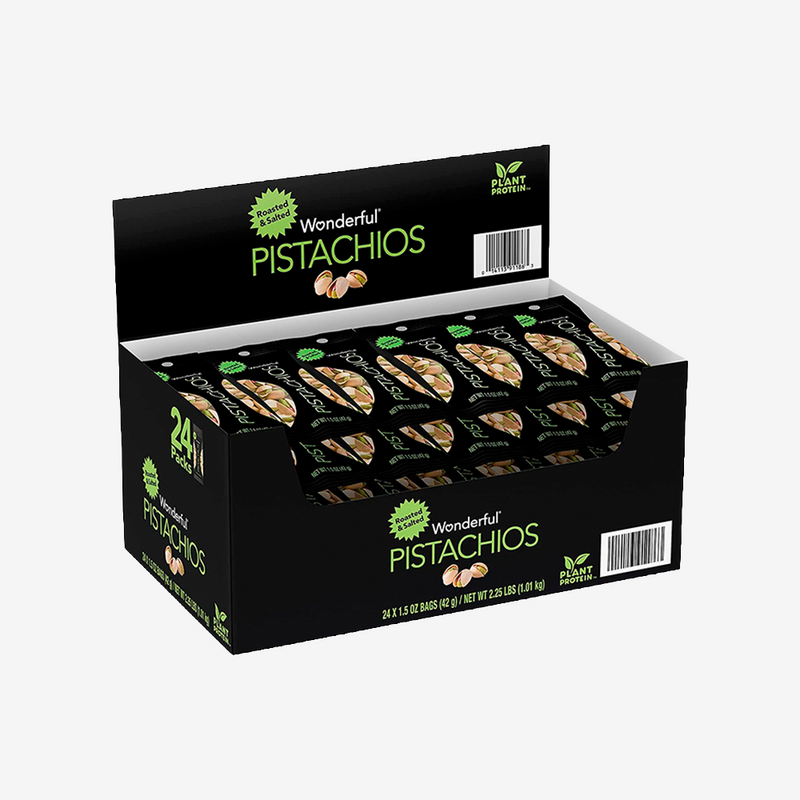 Pistachos Salados Wonderful 24 un x 42 g