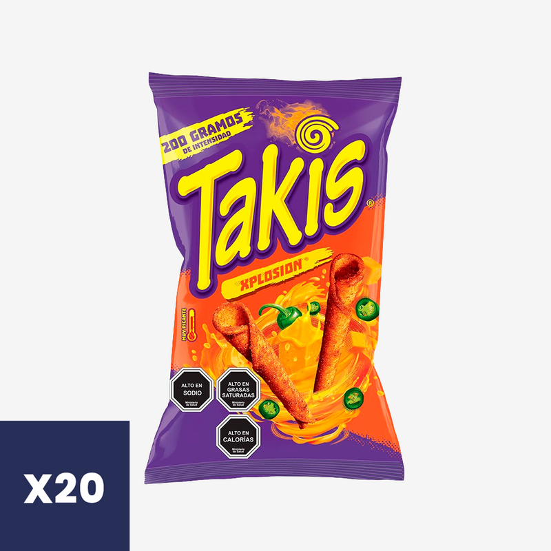 Takis Xplosion Barcel 20 x 200 g
