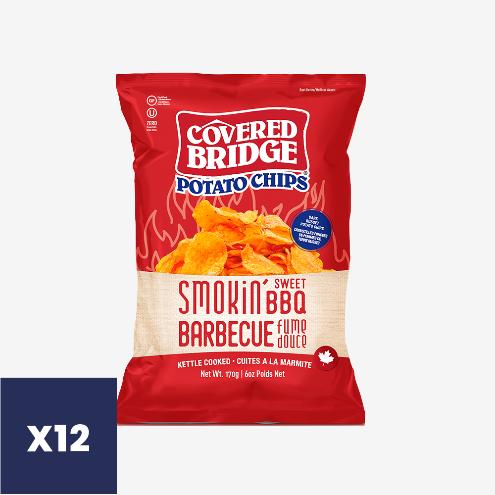 Papas Fritas BBQ Covered Bridge 12 x 170 g