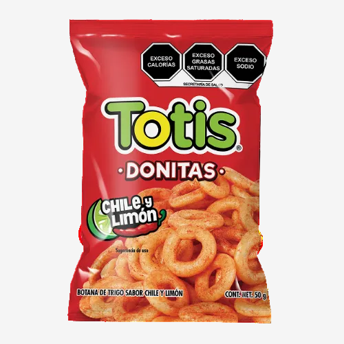Donitas Chile y Limón Totis 50 g