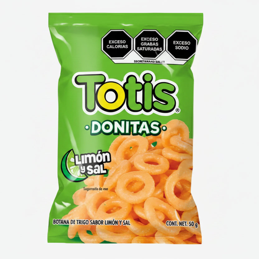 Donitas Sal y Limón Totis 50 g