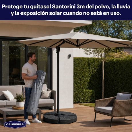 Funda Quitasol de Terraza Cuadrado Santorini 3M Canberra 1 un