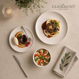Set Vajilla 12 Piezas Crema Clairmont 1 un