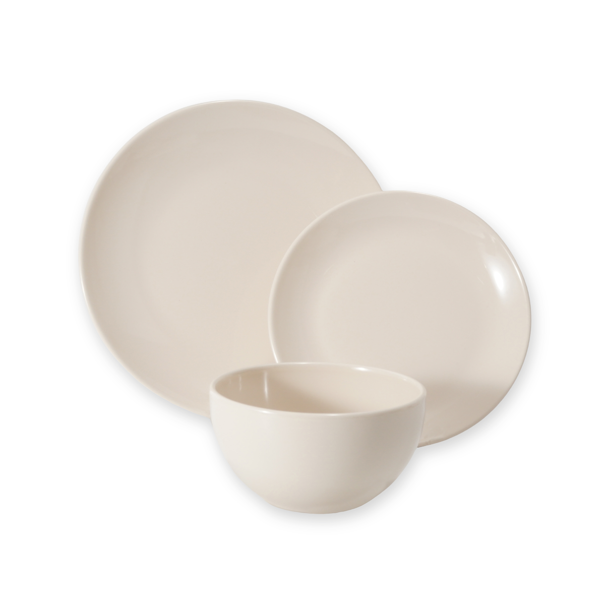 Set Vajilla 12 Piezas Crema Clairmont 1 un