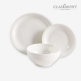 Set Vajilla 12 Piezas Perla Clairmont 1 un