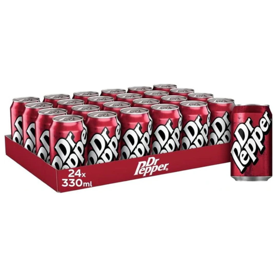 Bebida Lata Dr. Pepper 24 un x 330 ml