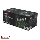 Set 4 Luces Solares Estaca Patio 40 cm Oris 1 un