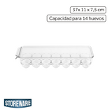 Huevera Organizador para 14 Huevos Storeware 1 un